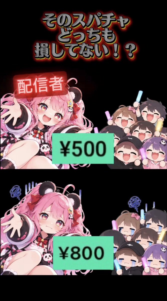 ayappe_777's tweet photo. おはっぺ⭐️🎀
もうみんなこのショート見てくれたかな？
昨日もありがたいことに8,000円のスパチャをもらったけどApple手数料が3,000円かかってます💡
なので実際に配信者に換算される分は5,000円からgoogle手数料を引いた分です！

つまり3,000円分は配信者もリスナーも損してます‼️

この分でオレン��のスパチャが出来ます😭
わかりますか？この重み、、、

なので詳しくiPhoneからApple手数料がかからずにスパチャする方法を教えてます！
絶対見て！
配信者はリスナーのためにも自分のためにも教えてあげて！

↓しっかりショート動画でやり方チェックしてね✅↓

https://t.co/hgnEHCRJHD

#おはようVTuber 
#新人Vtuber
#損しないスパチャ
