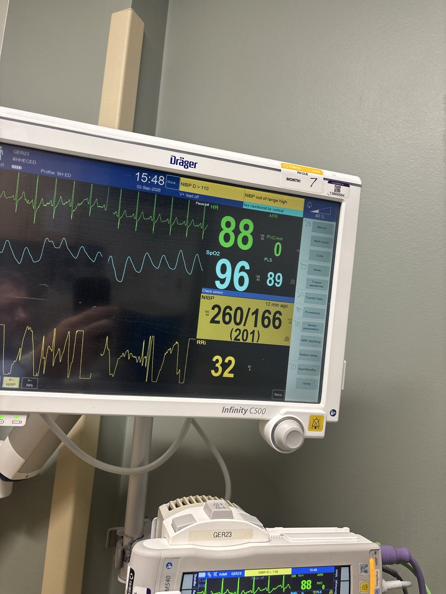 Fore_UK's tweet photo. @BudLightSadness Toothache and copious amounts of ibuprofen contributed to this impressive blood pressure reading. https://t.co/zZ6e9TSWHR