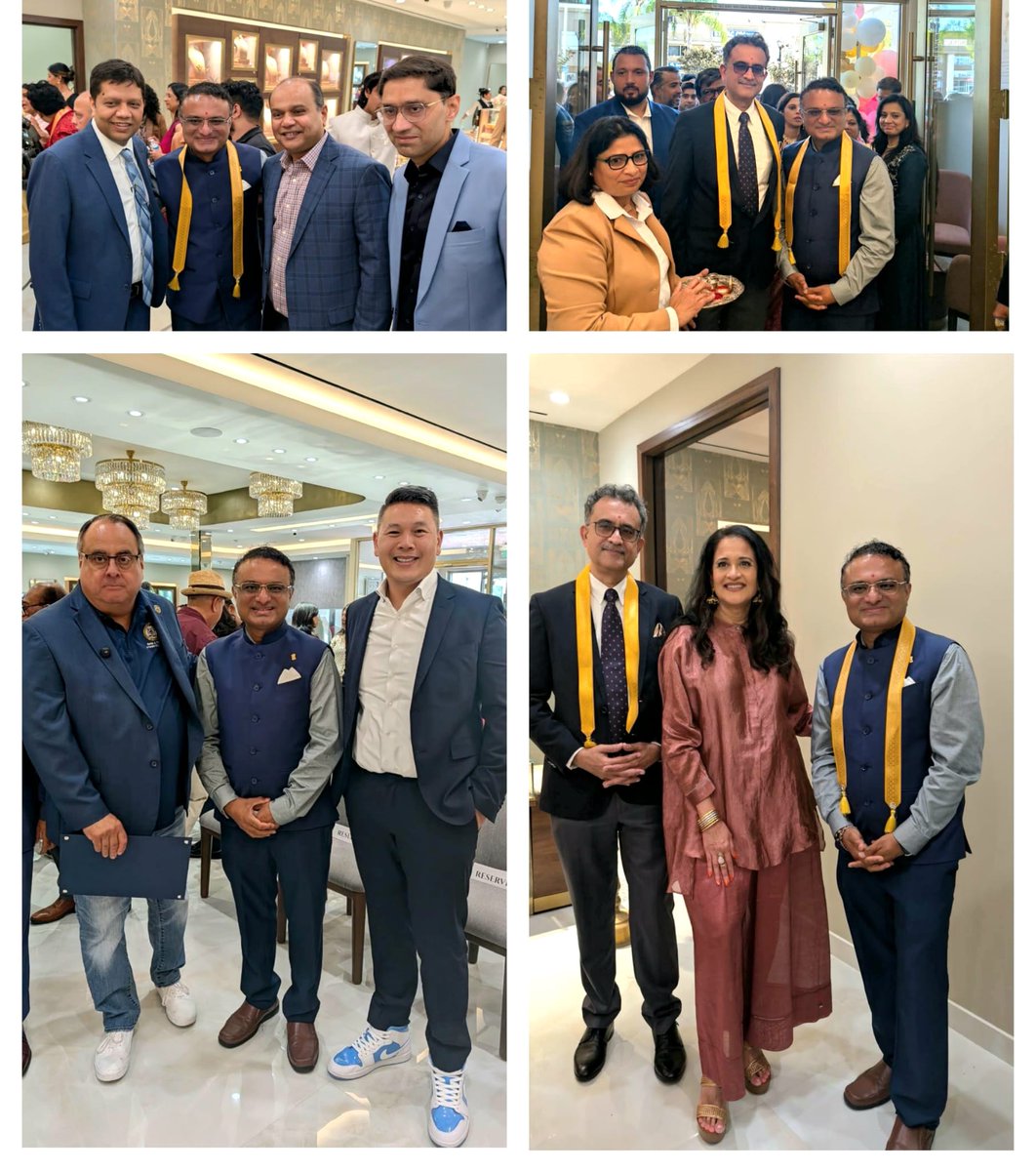 CGILosAngeles's tweet photo. As the Chief Guest of Honor along with Congressman Derek Tran of CA-45 district, Mayor of Artesia Rene Trevino and Arun Narayan - CEO of Titan Company’s Jewellery Division, CG @drkjsrini jointly inaugurated #Tanishq’s first Los Angeles-area showroom in #Artesia, joining the #Tata Group and #Titan team at the boutique showcasing more than 6,000 #jewellery designs, bringing Tanishq’s mix of #Indiancraftsmanship and #contemporarydesign closer to customers on the #WestCoast. CG congratulated the #Tanishq team, appreciating their contribution in increasing the presence of #Indianbrands in the #American market

@MEAIndia @IndianEmbassyUS @IndianDiplomacy @TanishqJewelry @TitanCompanyLtd @TataCompanies @CimGOI @DoC_GoI @GJEPCIndia @RepDerekTranCA @OfficialArtesia

#IndiaInLA #Tanishq #TanishqUSA #TataGroup #TitanCompany #IndianBrands #IndiaUS #TradeAndInvestment #Artesia