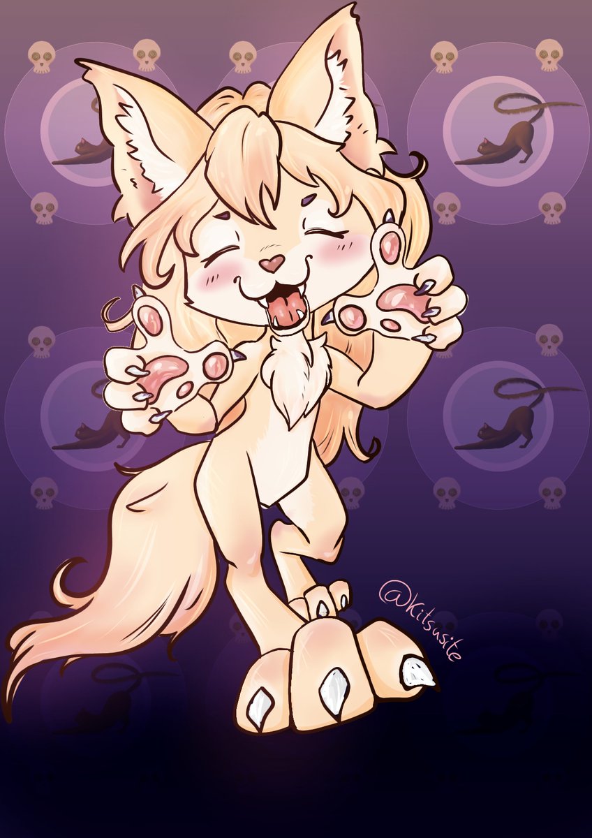 kitsusite's tweet photo. @DanielCat03 I'm a little embarrassed... I hope you like them! I have more on my profile ❤️ https://t.co/tIhmTInHpU