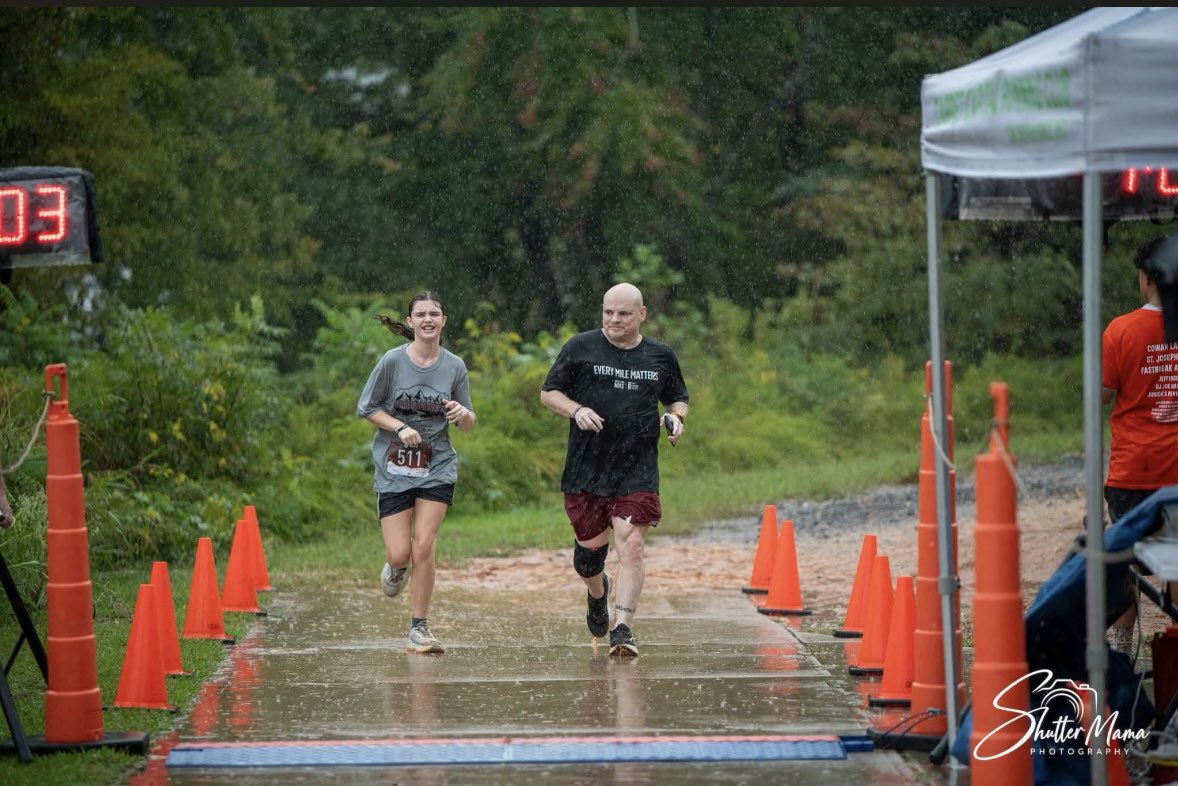 milesformike's tweet photo. A rare finish line today supporting Lance’s Legacy 5K.
Always thankful for these miles and memories.
#milesformike #run #RunningCommunity https://t.co/wRvNzTV07D