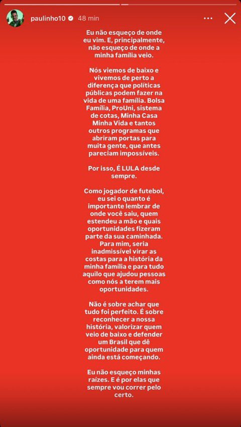 jjuaumsccp's tweet photo. Percebam que nunca é um grande jogador, um grande atleta ou algo do tipo.

Sempre é um bagre, que fala mais da vida fora de campo do que de dentro, justamente porque é um jogador que só tem mídia e lacracão. https://t.co/UfHuXzuG0J