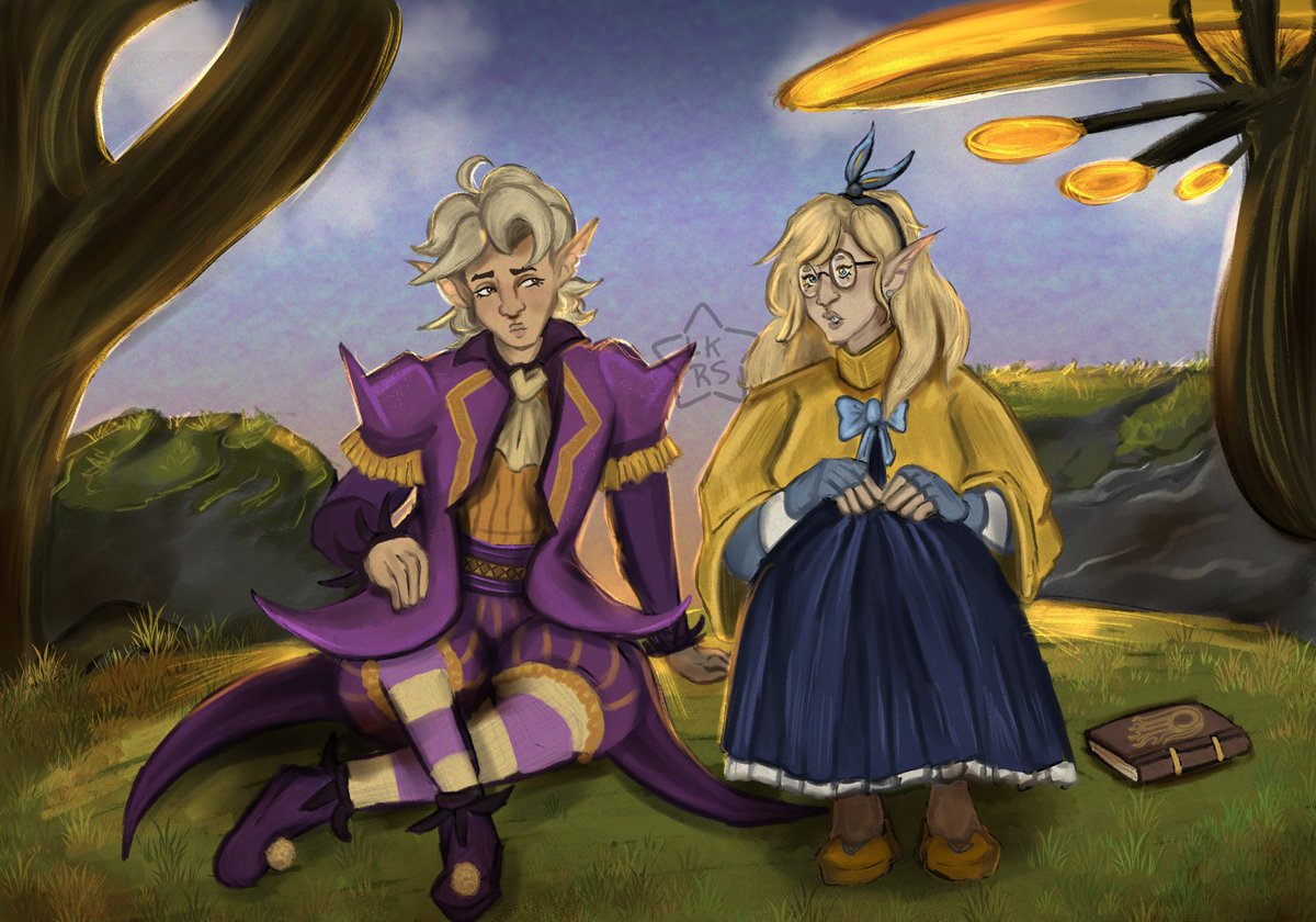 LukeRose115's tweet photo. #RPGtober dia 2 & 3- Mudança + Personagem favoito
Infelizmente fiquei meio sem tempo para desenhar algo novo, mas queria muito postar esse desenho delas
Acho que a Camilie e a Koriel são de longe minhas personagens fav que criei, e as mudanças que elas passaram foram tão+ https://t.co/GhgOI5kHre