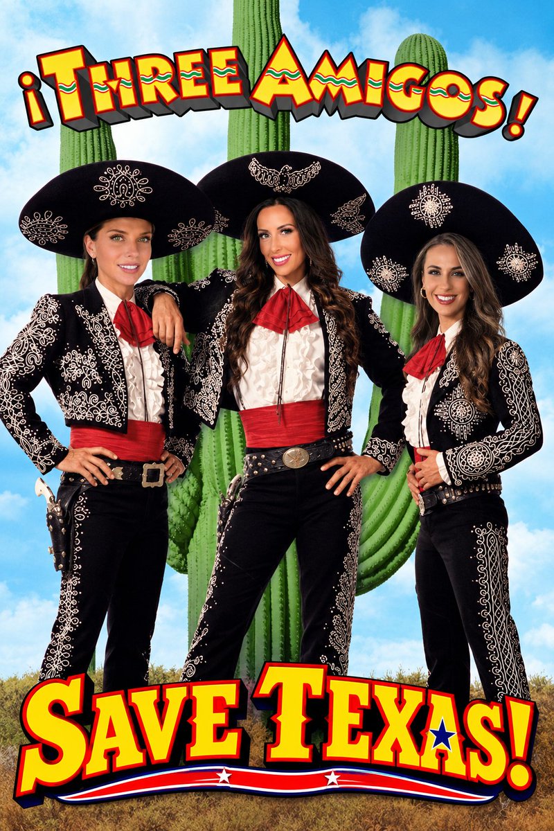 ImNamedJames's tweet photo. @SaraGonzalesTX I'm voting for these Three Amigos, to save Texas Y'all they're all the BEST choice you know!๐ณ๏ธ๐ณ๏ธ๐ณ๏ธ #SaveTexas https://t.co/XS7tSL8ae1