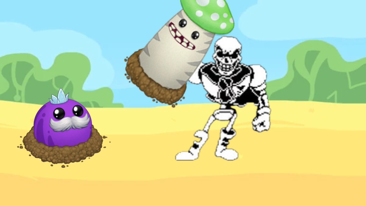 Revengepapyrus's tweet photo. • HERE YOU GO YOU WEIRD CREATURE https://t.co/CSsZ6G1SAU