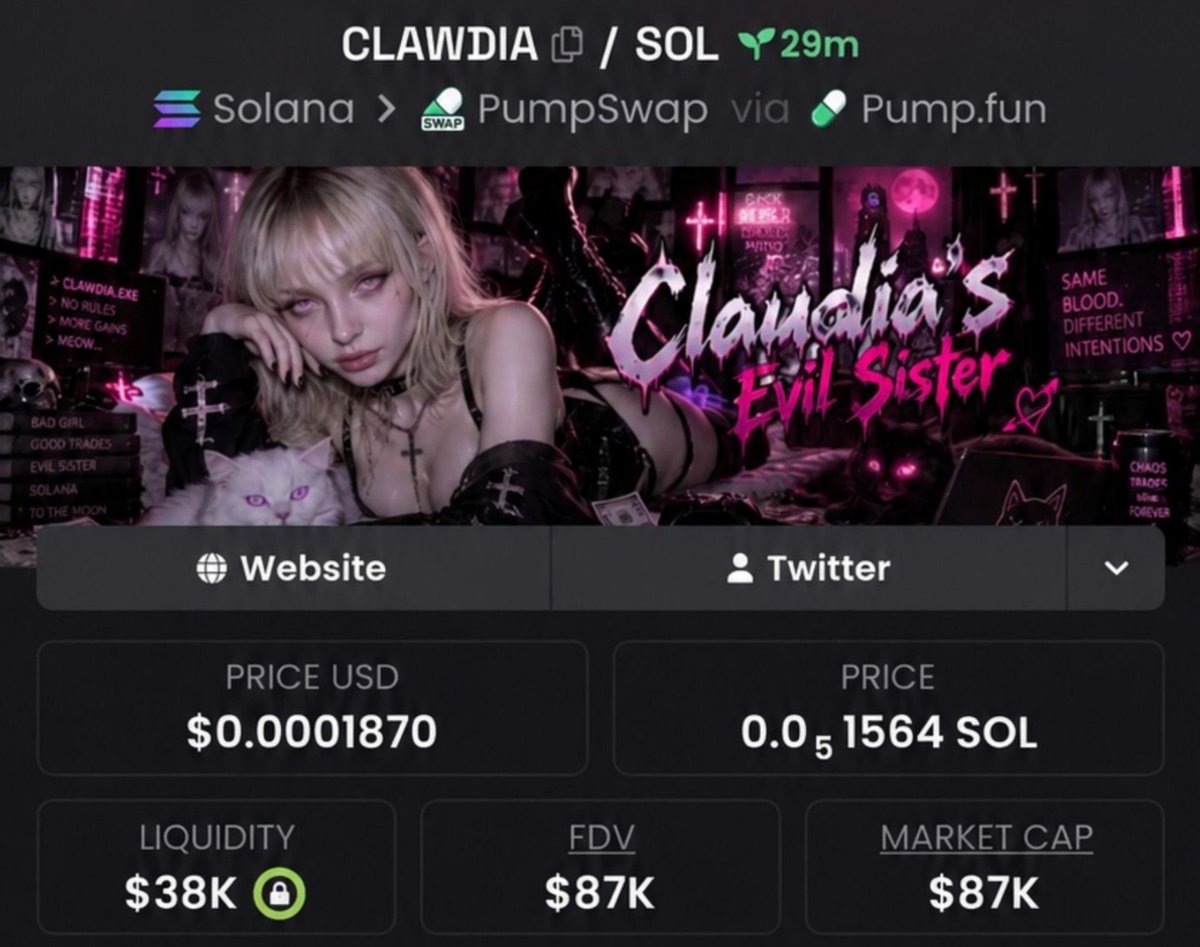 21Huncho_sol's tweet photo. 💎 Aped $clawdia at $87k mcap → currently $391k mcap in my alpha TG
That’s a solid 4.4x gain 🚀🚀
📩 DM if you want to join my alpha TG 🔥📉
⛓️ #Solana #memecoin #CryptoTrading https://t.co/wfIn3nAtU5