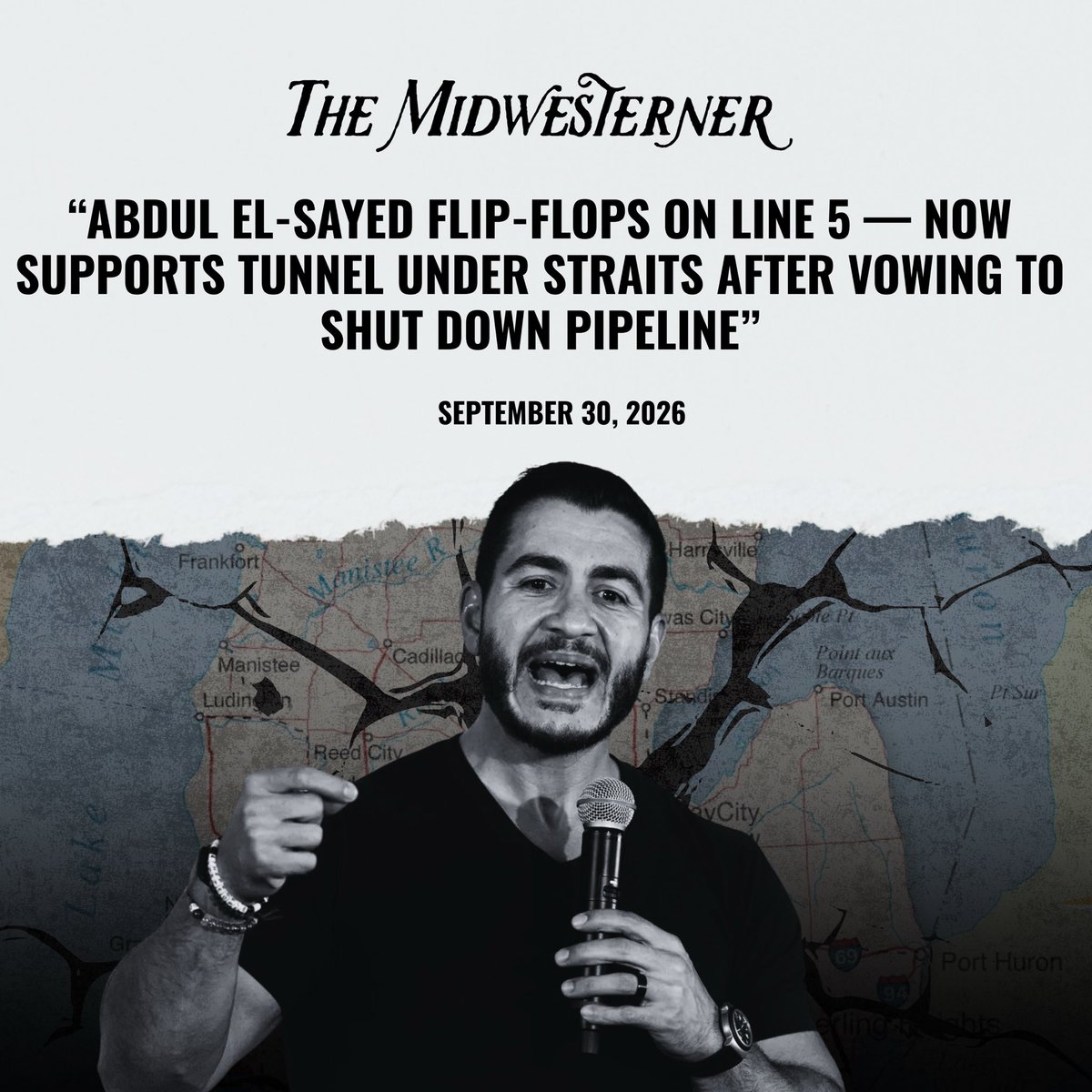 MikeRogersForMI's tweet photo. The only thing consistent about Abdul? He’s a conman — and his opinions go whichever way the wind blows. https://t.co/lcyGNCQEkD
