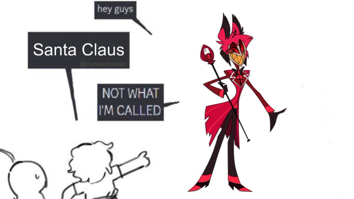 rumpleholmes's tweet photo. In honor of today’s #HelluvaBoss short xD

#HazbinHotel #Alastor https://t.co/NJ8Gr3hJ02