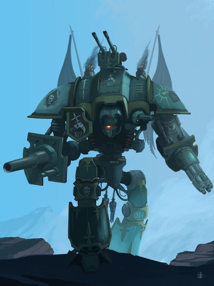 g0dm4chine's tweet photo. Chaos Knight Dreadblade. "Atrocitys Herald", by ZackOnline https://t.co/94mKF6ZLEg
