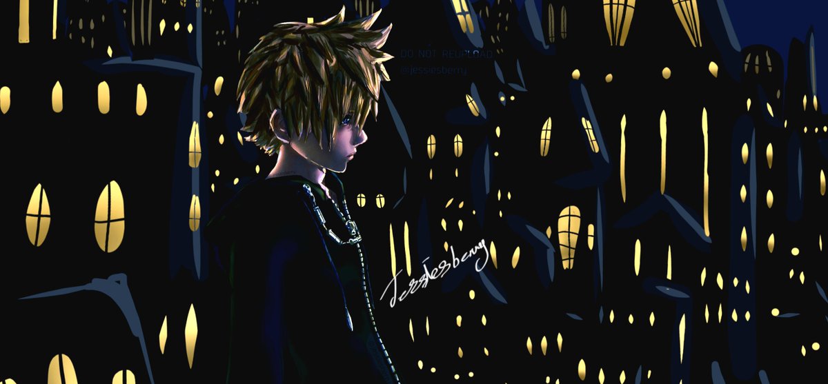 jessiesberry's tweet photo. #roxas art by me https://t.co/7JNIVa6fEg
