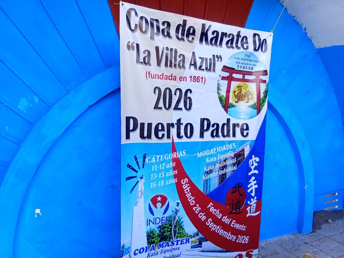 RadioLibertadPP's tweet photo. Se desarrolló, en Puerto Padre, la Gran Copa de Karate Do Shotokan Ryu. Bajo el liderazgo del maestro y Noveno Dan Salvador Pérez Quevedo, Presidente de la Unión Mundial de Karate Do Shotokan Ryu, fue un día de competencia, intercambio y hermandad. 
✍️ Yordanis Rodríguez Vega https://t.co/yUMXurUqZ2
