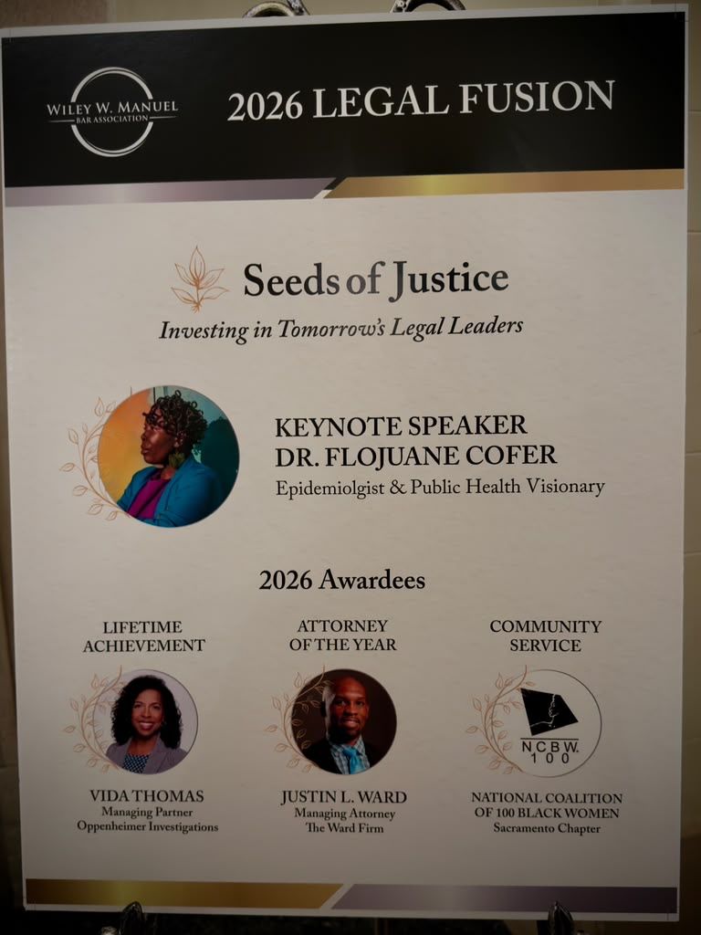 Flo4Sacramento's tweet photo. Congratulations to:
Lifetime Achievement Awardee Vida Thomas
Attorney of the Year Justin L. Ward
Community Service Awardee NCBW Sacramento Chapter
#MoreIsPossible #FloForSac #SacramentoCounty https://t.co/icyLpoUkTw