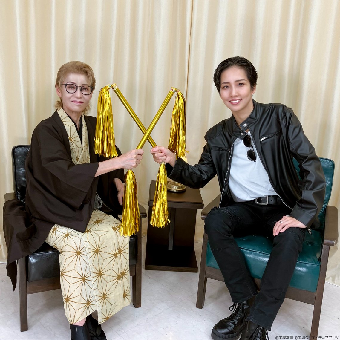 skystage_info's tweet photo. 【「マイスターの教え リターンズ」#41】
今回取り上げる作品は、2026年上演の月組『侍タイムスリッパー』。マイスターは出演者だった夏美よう、ゲストは武者小路監督と暴れん坊将軍の二役を演じた大楠てらで、作品と主演コンビ、出演者の魅力に深く迫るなごやかなトークを展開!! 
明日5日(月)19:00～初回放送です✨どうぞお楽しみに🎬