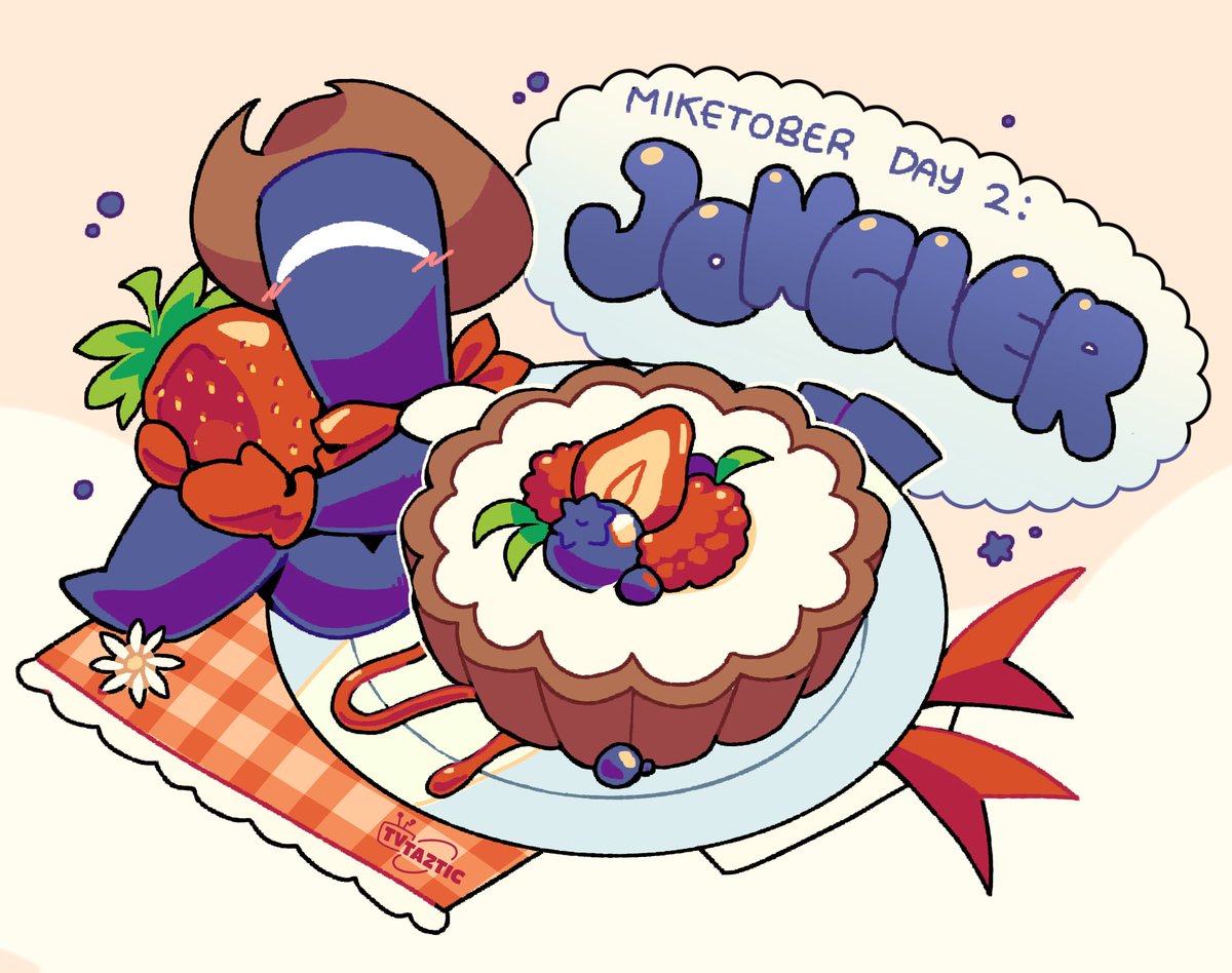 _tvtaztic's tweet photo. #MIKETOBER2026 Day 2: Jongler 🍓 https://t.co/fYK4dvDzkf