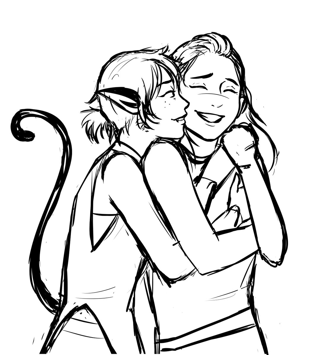 veiled_marni's tweet photo. Post canon wip
Here's the sketch before i nerf it with lineart 😪 https://t.co/nSBu2GWvDD