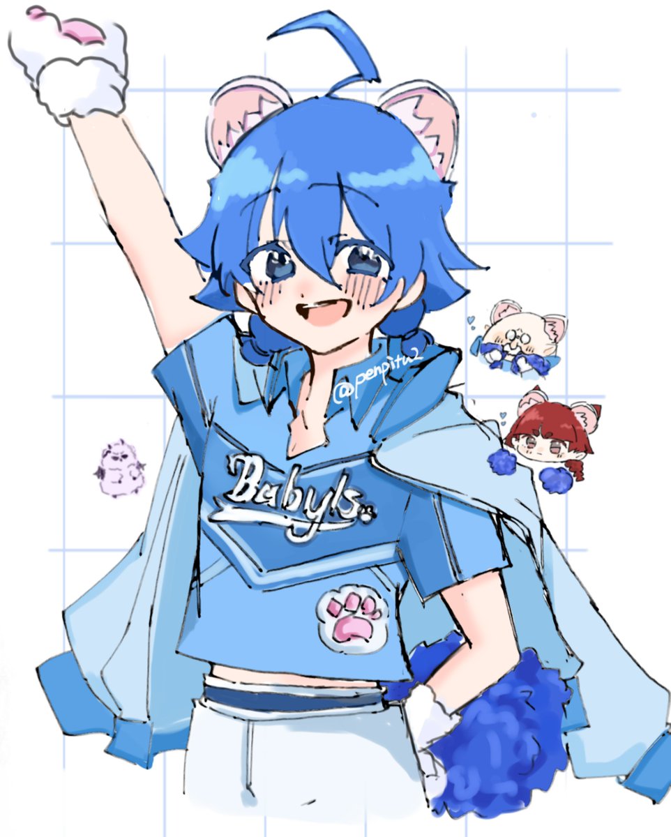 Azuma8246911's tweet photo. 🔵＃魔入間FA #mairuma https://t.co/kmWREDEPEo
