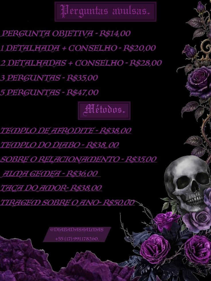 diabadasaalmas's tweet photo. bem vindos ao meu perfil • @diabadasaalmas 🪻

- sou cartomante e magista e caso queira conhecer meu trabalho deixarei aqui informações e valores!!

🏷️ | #oraculo #tarottwt #cartomancia #bruxaria #espiritualidade https://t.co/PrE45upzss