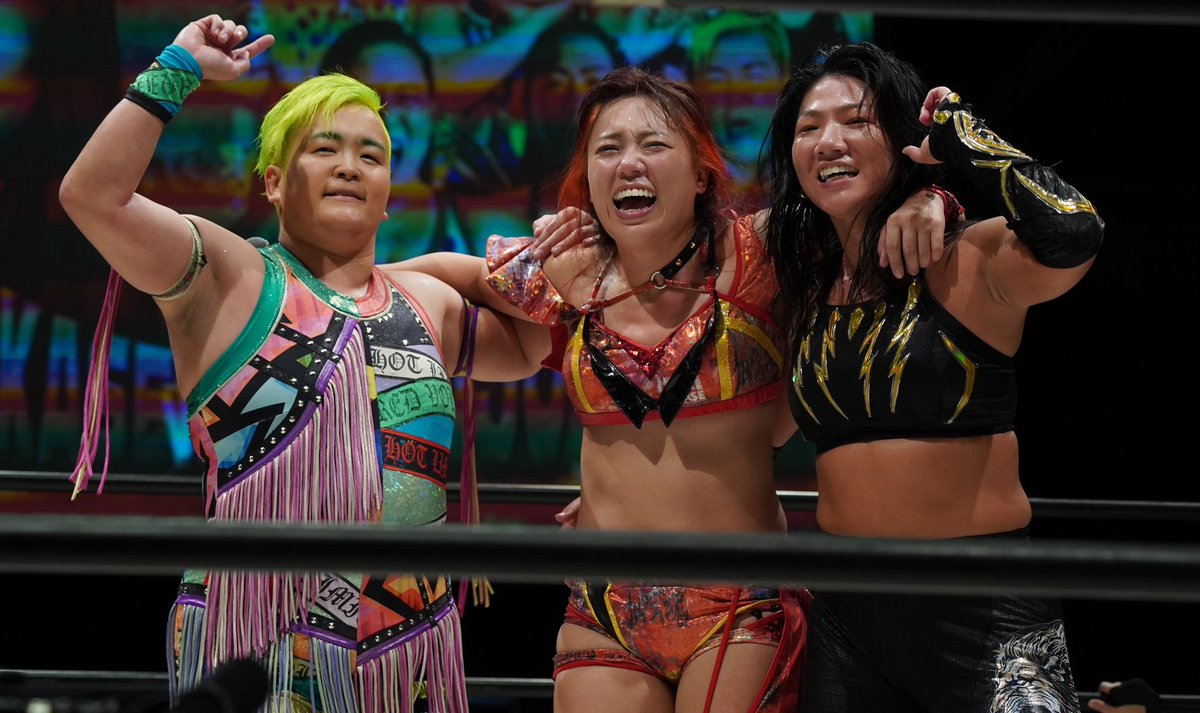wt_base's tweet photo. チーム高瀬の頼れるお二人
#高瀬VS仙女 #水波綾 #岩田美香 https://t.co/SdxdNFFqZl