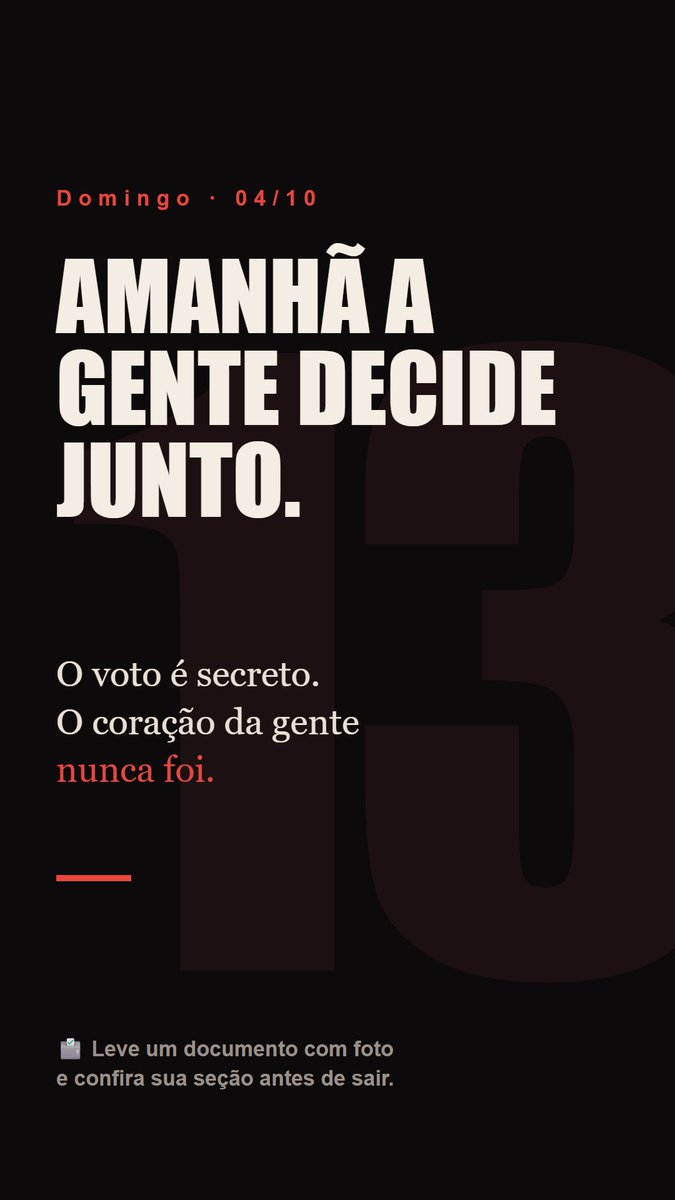 NewsFresno's tweet photo. Amanhã a gente decide junto. 🗳️

O voto é secreto. O coração da gente nunca foi. ❤️

@fresnorock @lucasfresno @vavofresno @guerrafresno https://t.co/JgSWz99SWM