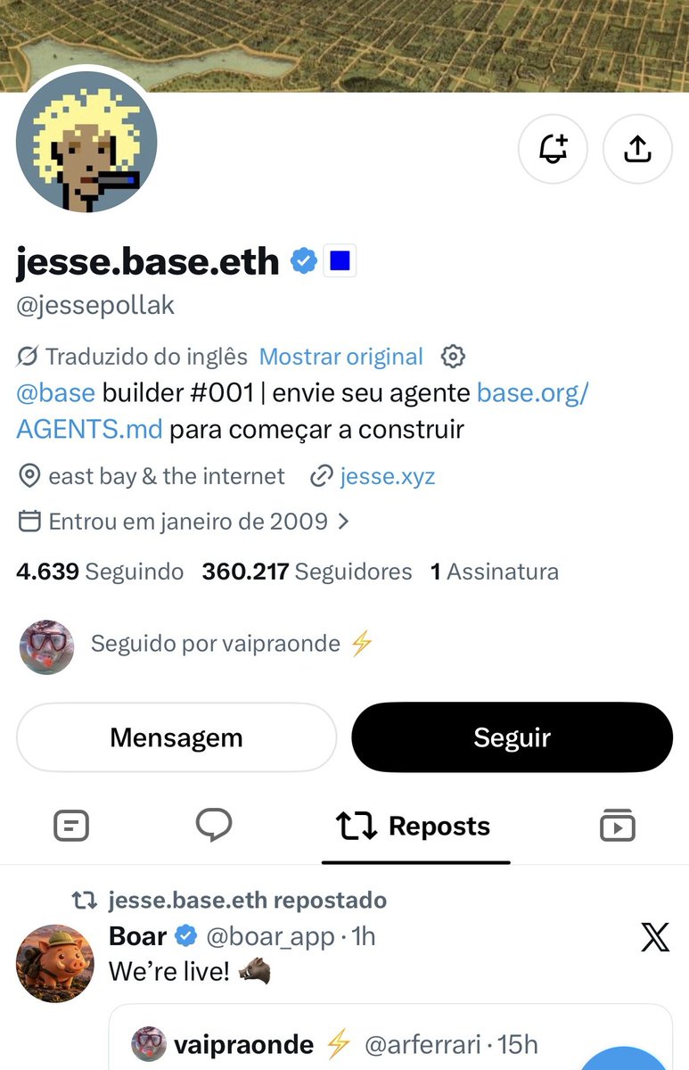 sk8ordao's tweet photo. thanks @jessepollak for supporting @boar_app I havent see that yet
its good to see we can still count with your support 
you and @gami_vc are the main reason we (many I am representing here) did so many projects (like all of then) on base since @gnars_dao 

I am not gonna lie, I miss the creator economy era, but its been fun working with offline ai and online stocks recently