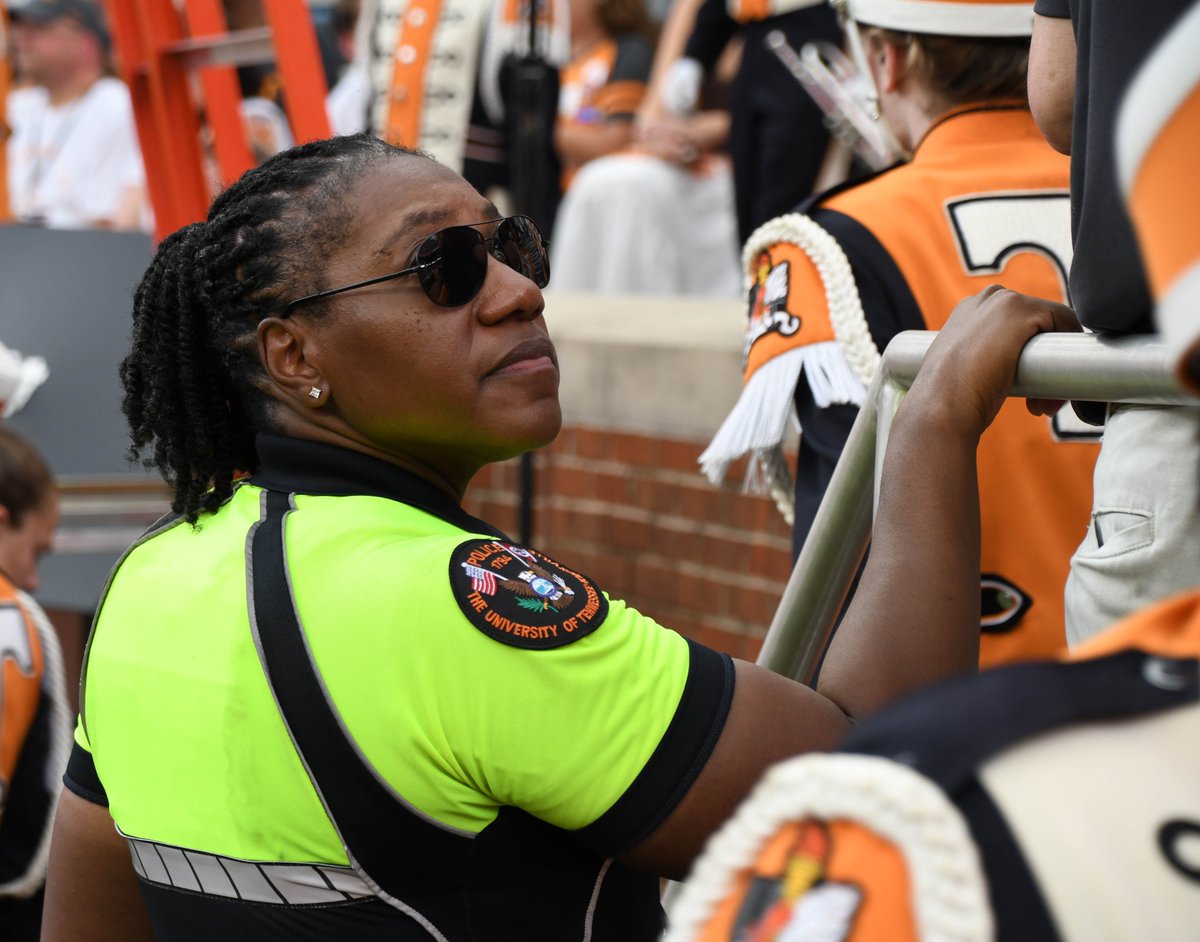 UTPolice's tweet photo. 🏈 Vols get the win over Auburn! As you leave Neyland Stadium, please drive responsibly, use a designated driver or rideshare if needed, and be patient around campus. Stay safe, Vols! https://t.co/pJhnNbBYDu
