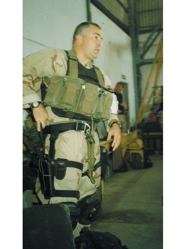 abn_apparel_co's tweet photo. They Tied the PJ to a Stretcher

In Mogadishu, Rangers tied MSGT Scott Fales to a stretcher to keep him from making his wound worse.

He untied himself and got back into the fight.

On October 3, 1993, the Air Force pararescueman fast-roped into the first Black Hawk crash site with the combat search and rescue team. Their helicopter took an RPG hit while the rescuers were still coming down.

Fales was shot in the leg shortly after reaching the ground. He dressed his wound, established a casualty collection point, treated wounded Rangers and helicopter crewmen, and continued providing covering fire. At one point, he gave himself an IV to avoid going into shock.

He received the Silver Star and Purple Heart, but his work continued after Somalia.

The team’s rescue equipment in Somalia included tools designed for automobile crashes. They proved poorly suited to cutting through aircraft wreckage. Fales helped turn that experience into changes in rescue equipment and training.

Getting the wounded home meant treating them that night and better preparing the next rescue team.

Photo courtesy of USSOCOM.