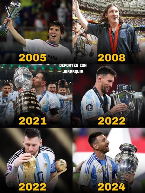 stopthatdembele's tweet photo. Níveis dos torneios internacionais do Messi:

GOAT Level: WC 2014, WC 2022, WC 2026, WC U-20 2005, CA 2016, CA 2021

Excelente: CA 2015, Finalíssima 2022, JJOO 2008, Sul-Am. U20 2005

Muito bom: WC 2010, CA 2007

Bom: WC 2018, CA 2024, CA 2011

Normal: WC 2006, CA 2019

Ruim: ❌ https://t.co/VFBhVZUIDT