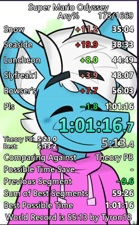TheFletch1's tweet photo. nice offline run (I did record tho) first pb in 2 years LETS FUCKING GO, 1:00 next https://t.co/y5yu3lWVN6
