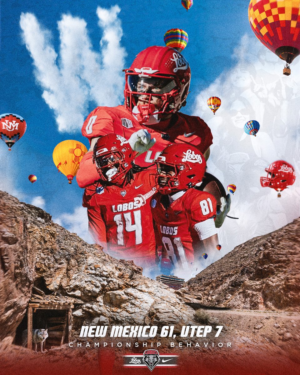 UNMLoboFB's tweet photo. 𝗨𝗽, 𝗨𝗽 𝗮𝗻𝗱 𝗔𝘄𝗮𝘆 🎈

#GoLobos | #RealOnes26 https://t.co/YTNBOmgNCP