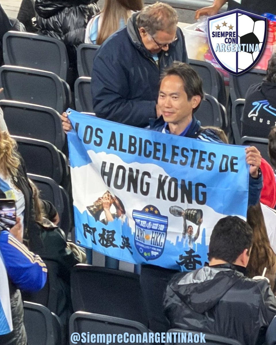 siempreconargok's tweet photo. El argentino nace donde quiere parte 1000 👏

ARGENTINA 🇦🇷 , pasión que trasciende fronteras 🇭🇰 💪 https://t.co/YnLedfI8Jo