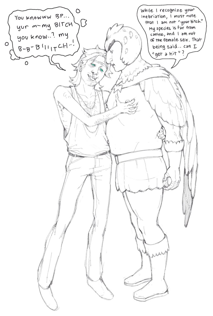 f1ngernail_l's tweet photo. Hello Rick and Morty community here is my debut post #birdrick https://t.co/i76hWD08s5