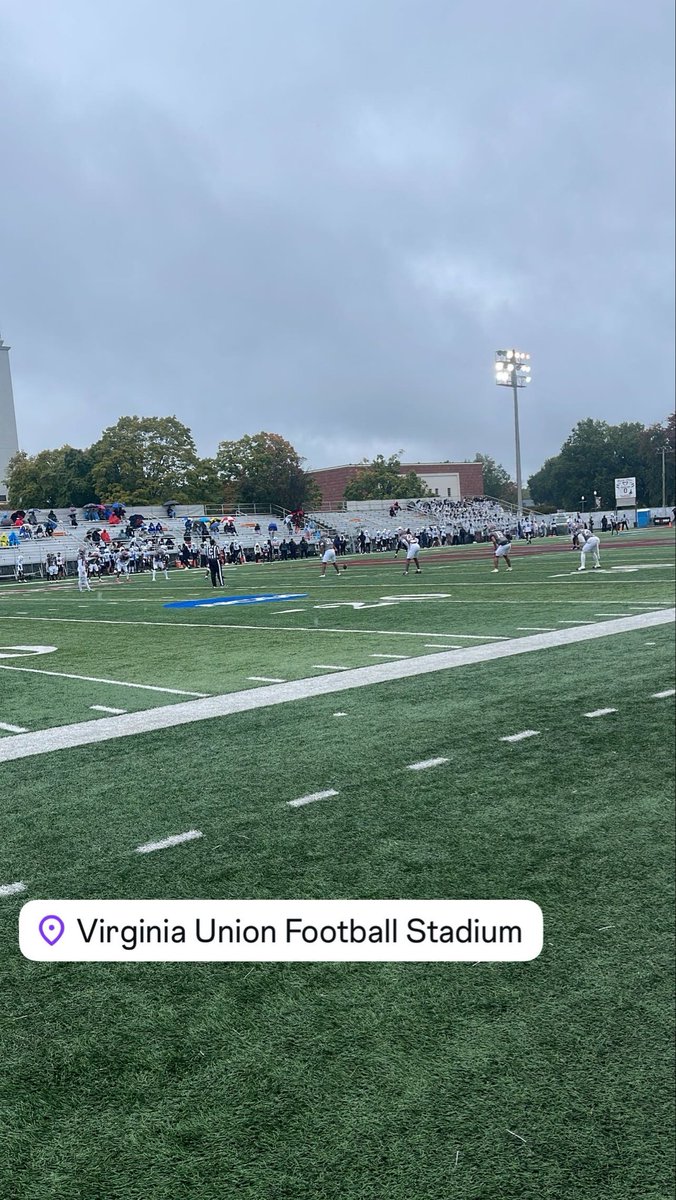 NixonRucker's tweet photo. Had a great day at Virginia union thank you for the invite!! @CoachHand1 @VUU_Football @CoachTaylor10 https://t.co/tKQxf2VOkg
