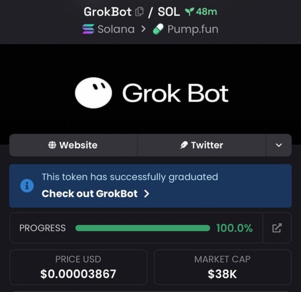 waaaaaw_9's tweet photo. $GrokBot Another massive send 🚀
$38K MC ➜ $258K MC
That’s what happens when you get in early.
Private TG ate once again 💰🔥
Follow &amp; 📩 DM me to get into the TG  before the next gem explodes.
Ca: HXAMq5WF7sR8Dih6GDzUczsWJMU6VHPFaNKxfxqwpump
#bitcoin #crypto #bbvipks4 https://t.co/53Qfy1iW7H