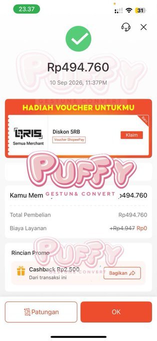 youfrsel's tweet photo. Gestun langsung cair fee 7% bisa limit yup paylater, CC, bca Paylater, dana  cicil, kredivo, gopaylater, Indodana, spaylater, atome, blibli, allo bank cair hitungan menit ❤ https://t.co/xekr9UdcAA