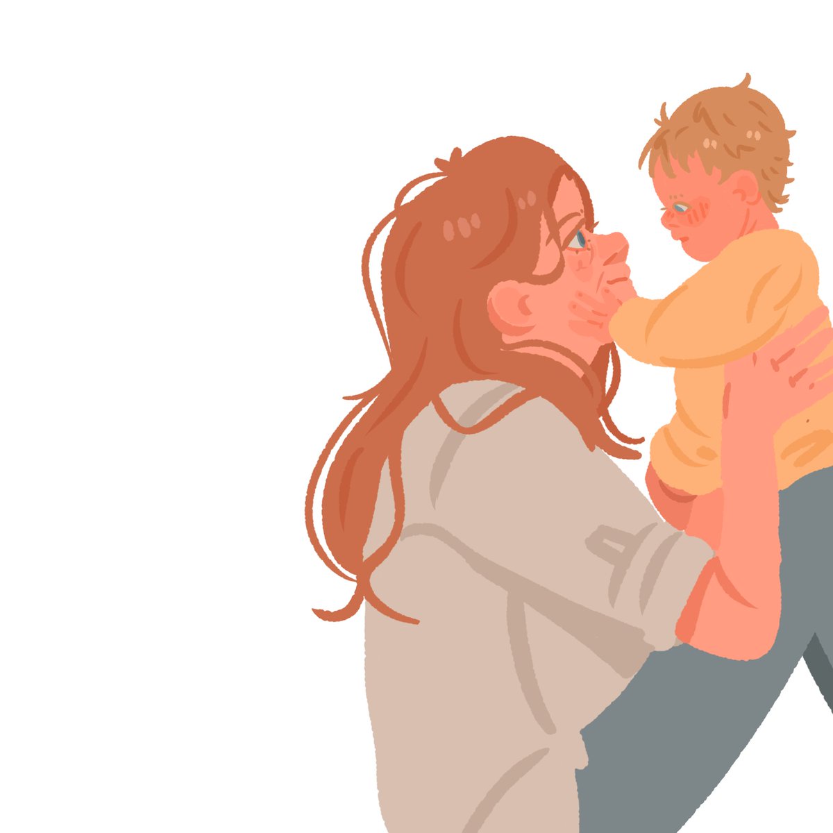 BatidoHuevo's tweet photo. "I don't see Stratt as a mother figure; she's someone who is very focused on her work" Well, I *do* see it so this is Eva and her little girl 
#strattland https://t.co/qG5vQwfLEq
