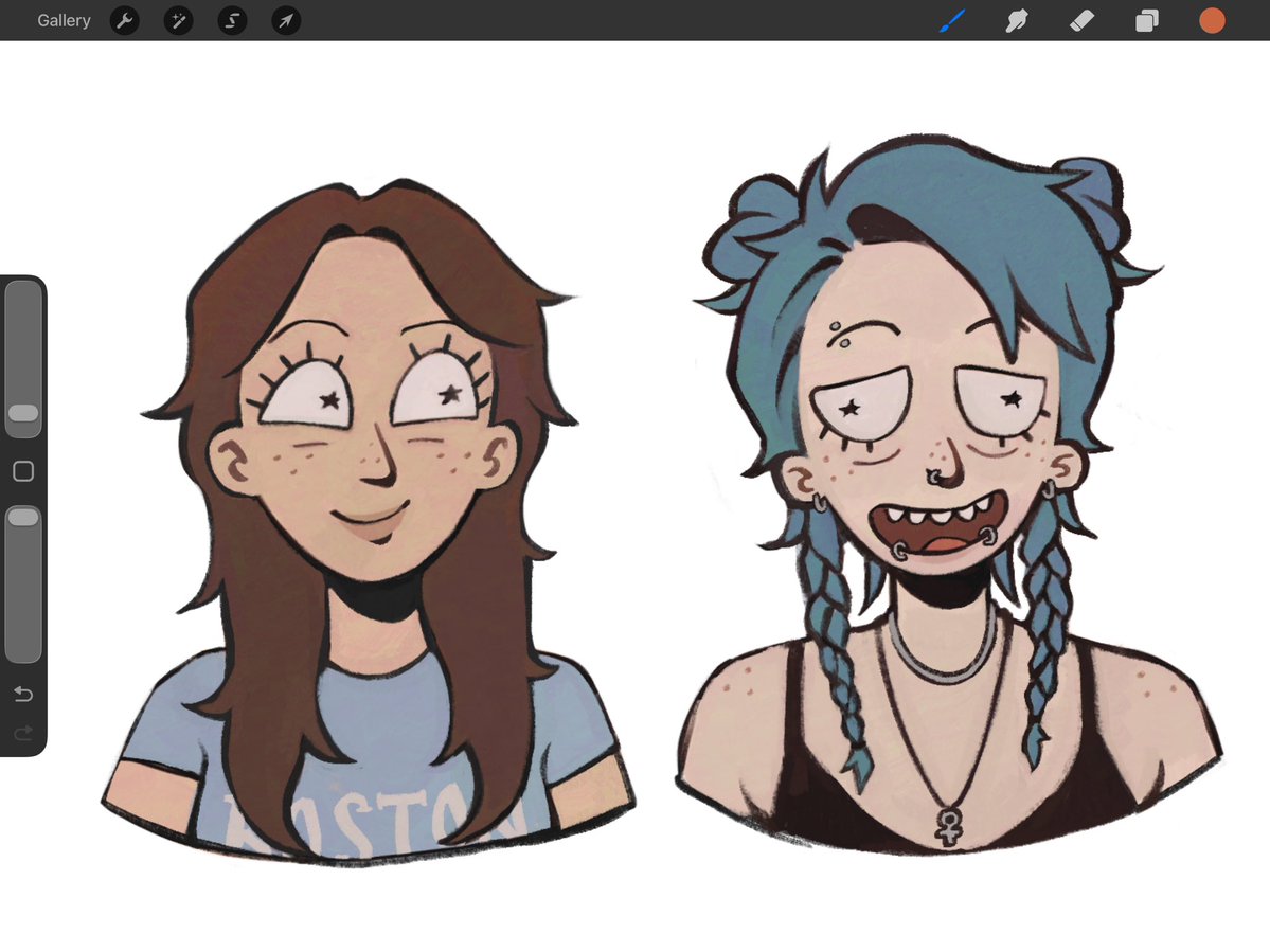 ilililys's tweet photo. #NewProfilePic me n my girlfriend in the rick and morty (adjacent) art style because she showed me this show and I LOVE HER!!!!!!!! https://t.co/sYzw3Yhbst