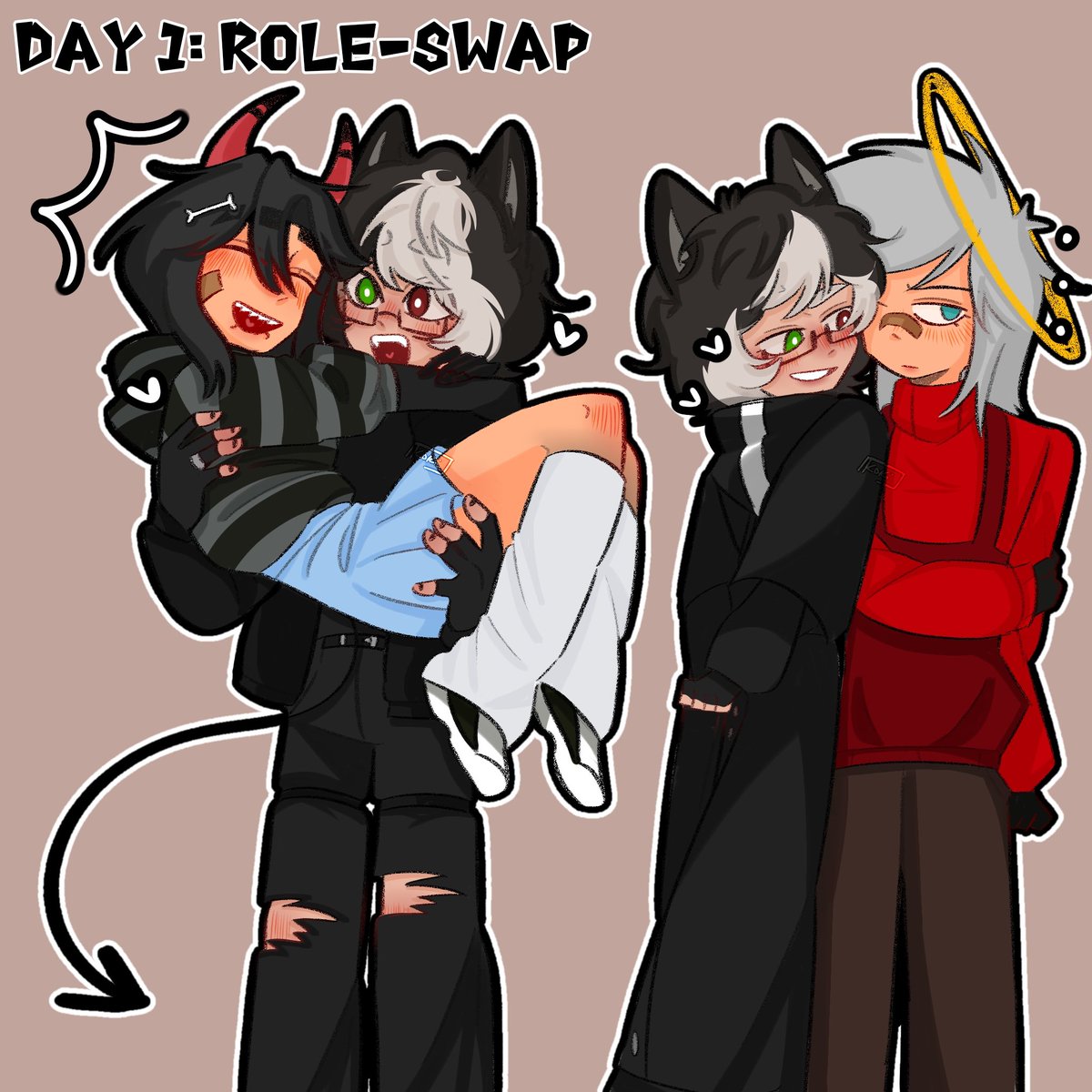 realtrashkid's tweet photo. Day 1: Role - Swap
Day 2: (Coffee/Flower/Cake/etc.) Shop
Day 3: Personality Swap
(Se me olvido postearlos JHFDJ)
#autober #oc #ocart https://t.co/P8DHs5DMNf