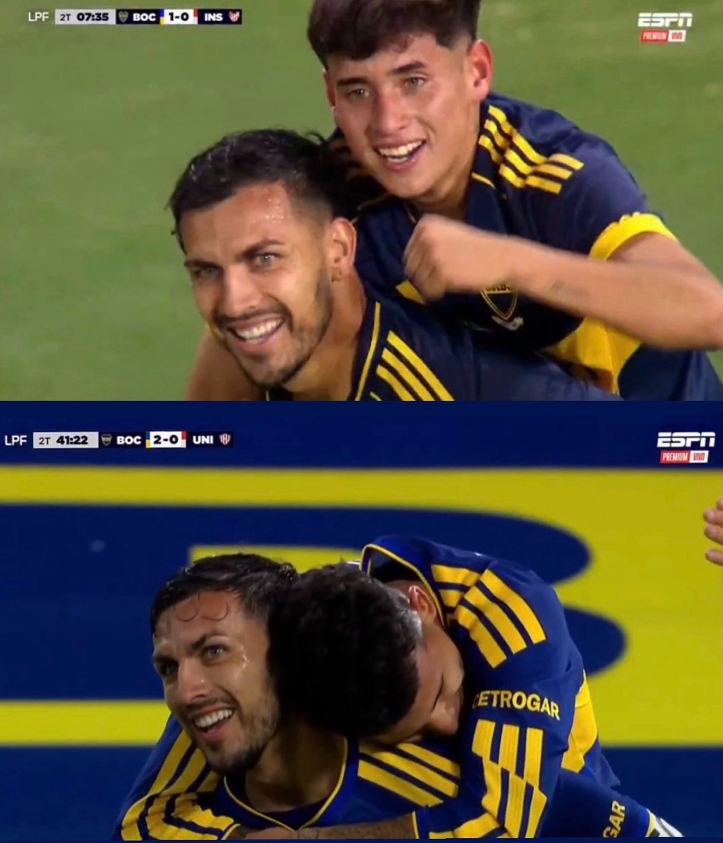PlanetaBoca's tweet photo. Esta imagen muestra la real importancia de tener a Leandro Paredes dentro de Boca.

Los pibes encuentran en él un faro a quien seguir. Se ven potenciados y cuidados por su figura.

Vino para dejar una huella importante dentro del Club que lo formó y le dio la chance de ser quien es.

Capitán, líder y referente. Disfrutémoslo.