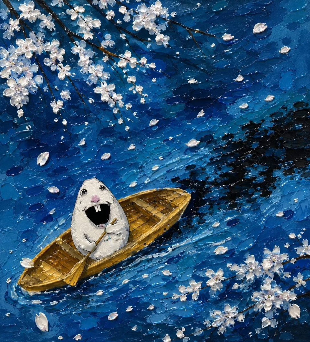Hamsterhooked's tweet photo. Picasso Hamster https://t.co/gwuBrxy5Cz