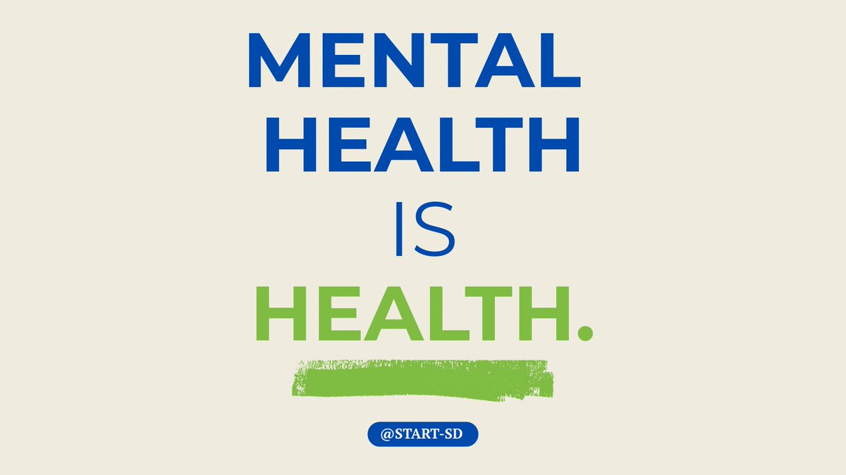 startsdprogram's tweet photo. Mental health and substance use care are healthcare, too. 💙 Everyone deserves access to the support they need to heal, recover, and move forward. What does better access to care look like in your community? #mentalhealth #endthestigma #startsd https://t.co/1uXdqLhnBW