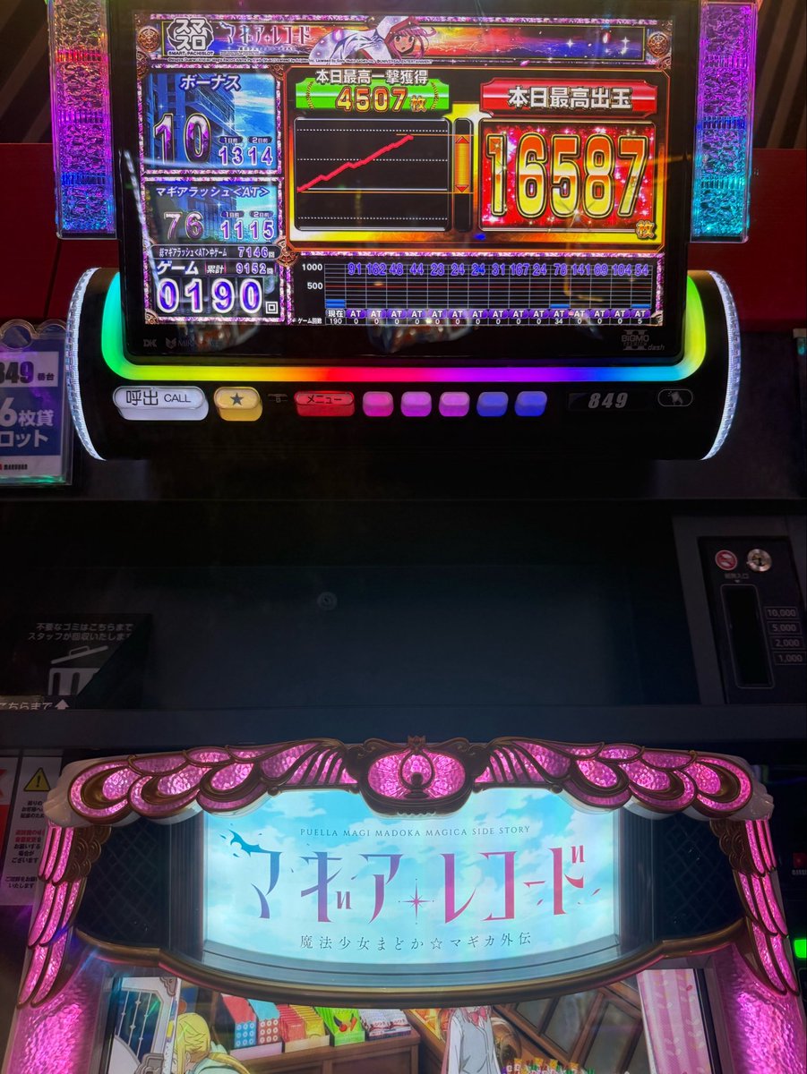 changaro0416's tweet photo. マギレコ過去最高出玉更新万枚越え2回目
AT中中押し初めてやってたけどコネクトチャンス中はリプくるのね。
ぬか喜びする所だった。危ない危ない https://t.co/soSb4yIID1