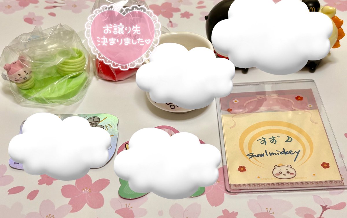 snow1mickey's tweet photo. 【譲渡】
ちいかわ　デスクトップフィギュア 

譲▷モモンガ＆古本屋 

求▷定価(+送料)

レイクタウン手渡し、郵送

お気軽にお声掛けください。
よろしくお願い致します。

#映画ちいかわ 
#デスクトップフィギュア 
#ちいかわらんど越谷レイクタウン店 https://t.co/bGfatAXDy6
