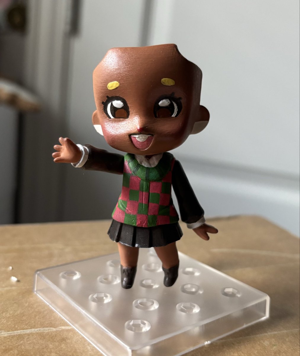 Lotussprings_'s tweet photo. im also making a noelle nenderoid ^^ once her hair comes in ill be able to complete her !! https://t.co/YNu3Plz4Jy