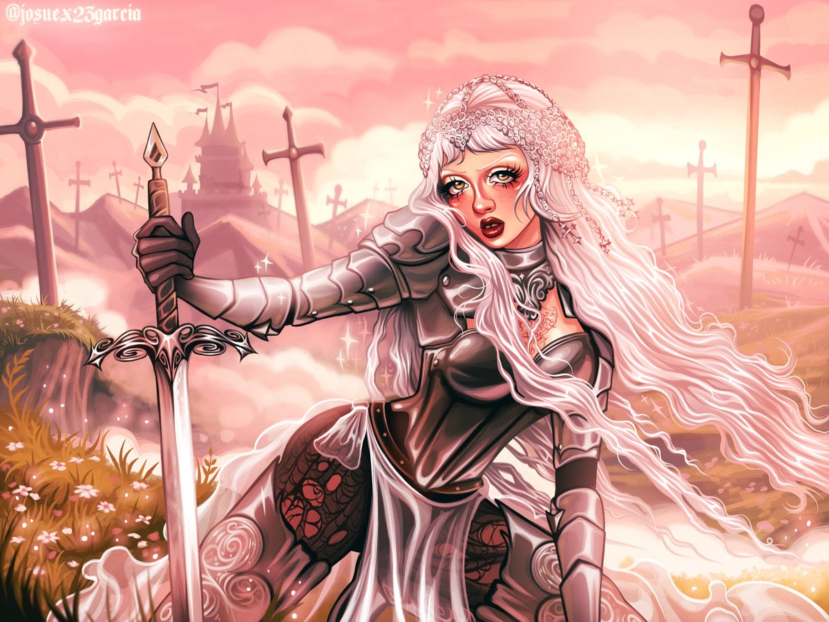 josuex23garcia's tweet photo. 𝕯𝖆𝖞 𝟯: 𝕬𝖗𝖒𝖔𝖗 🤺⚔️🌸

hey everyone!!! back with day 3 of inktober! i loooooove this one so much, i think it's my favorite so far... i love painting armors 😸 love you so much @MelanieLBBH 💗🪽 https://t.co/XcQLuTEDrk