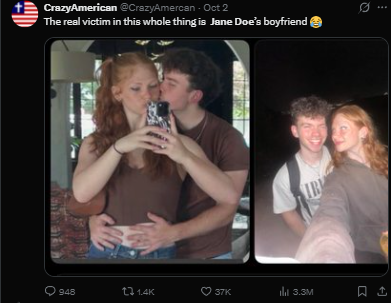 goallinxbt's tweet photo. I FOUNDE THE BF!! JUSTICEE

fuck this hoe justice for her boyfriend ran on charity x mens health

https://t.co/pvGtIe1oHq https://t.co/OHTnnqjfSJ