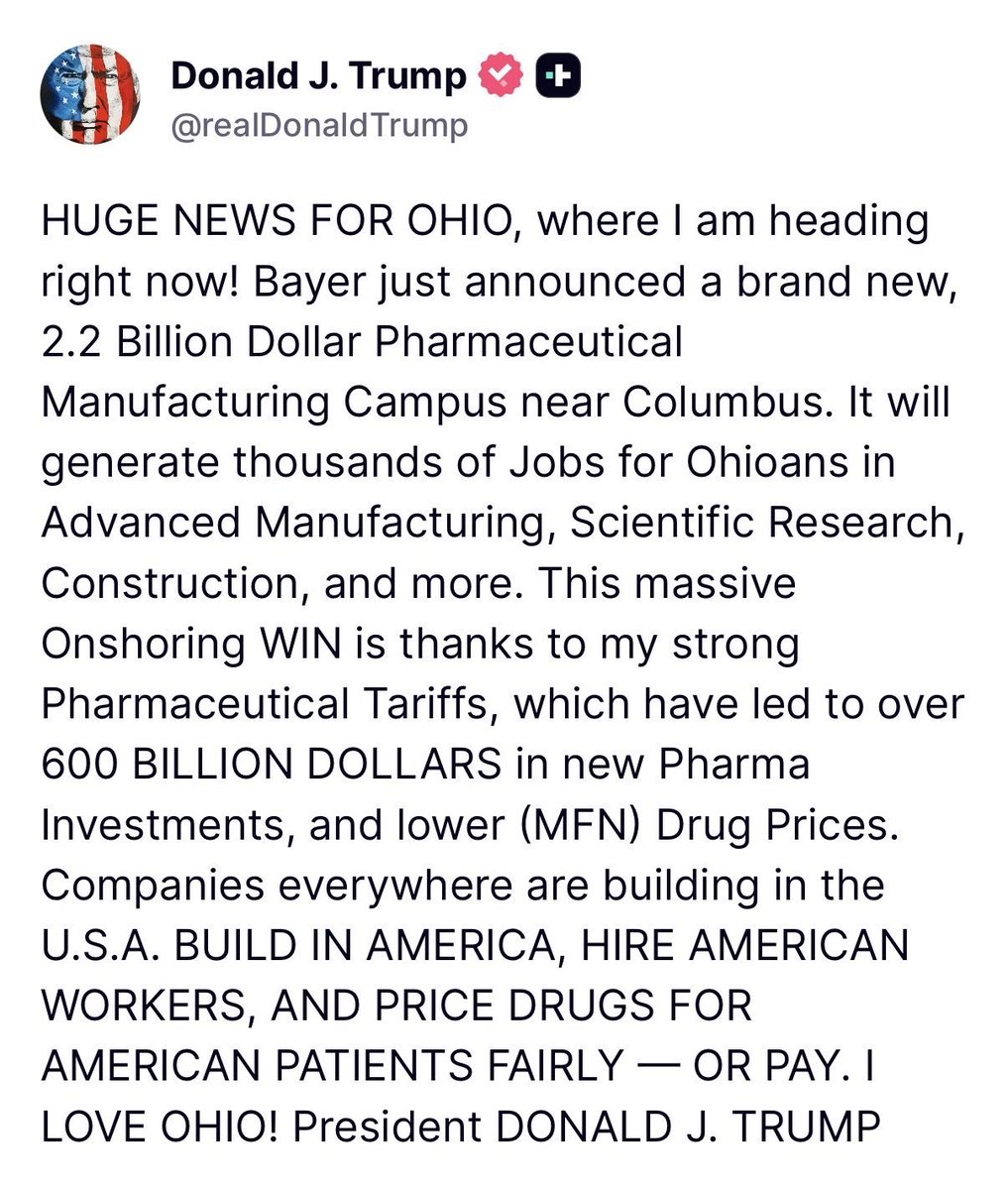 _melgibson12_'s tweet photo. HUGE NEWS FOR OHIO! https://t.co/BGAXq9yawr