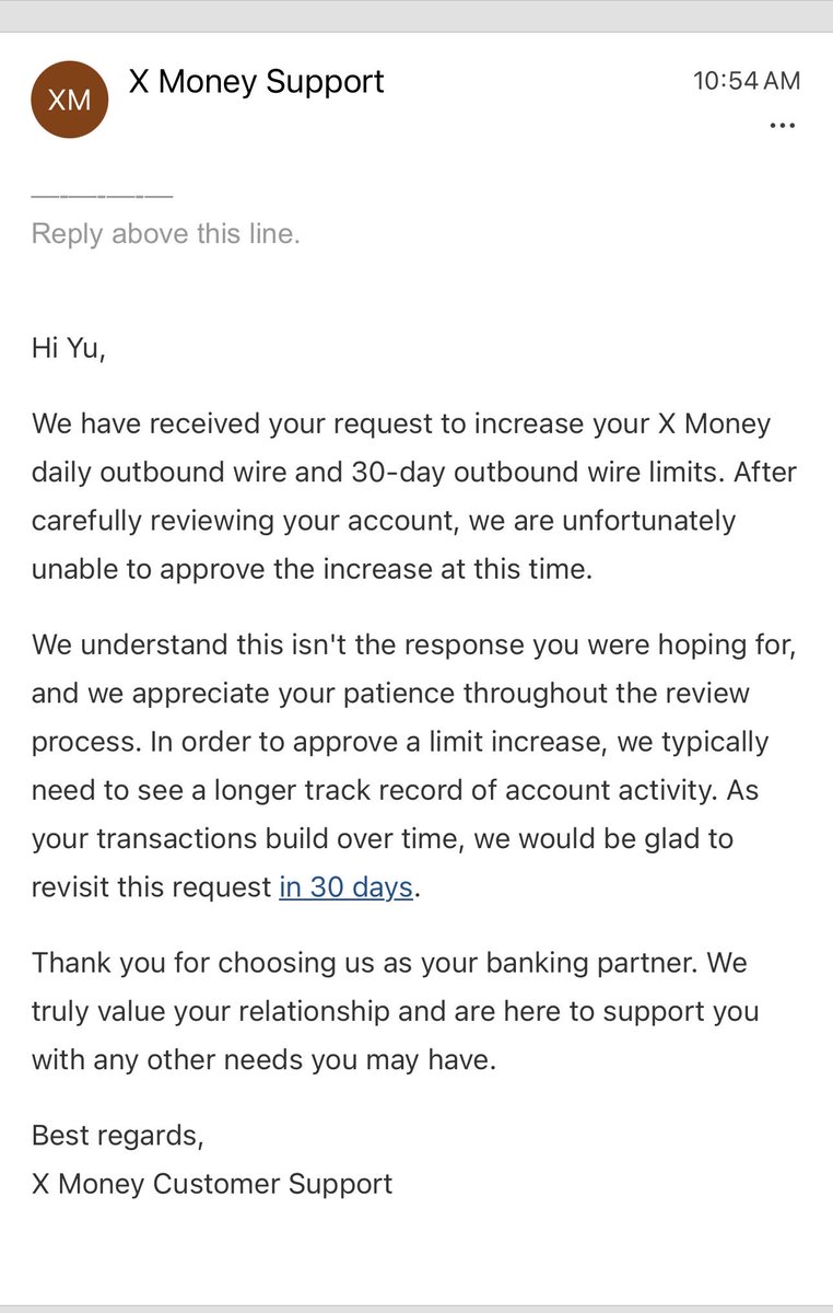 A6478900016's tweet photo. I need my X money to pay for deposit and later down pay for the house, but X only allow me to withdraw $1500/day, $7500/month. Requested to increase the limit but denied. X, are you kidding me? I need my money, return them to my source of Chase please, please. @elonmusk @XMoney https://t.co/5bMXqsq21F
