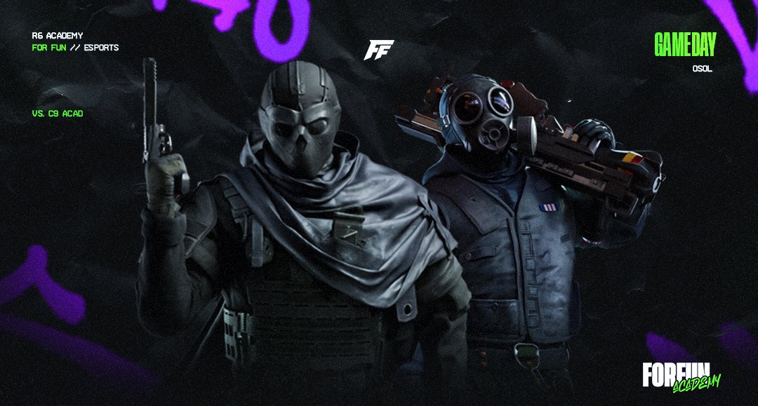 FFunEsports's tweet photo. Our Academy team is back tonight with Day 2 of the @OFFSEASONR6 

They face off against C9 Acad. Winner moves on to Playoffs 👀 

#Just4Fun | #FFR6 https://t.co/H9PagHqZ9d