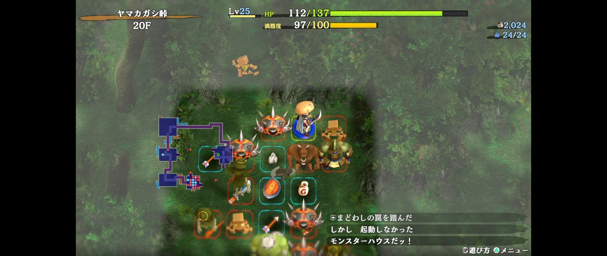 memegorira's tweet photo. ２１Fで大きい部屋のモンスターハウスになって逃げきれず・・・(´・ω・`) https://t.co/cwtqr1UPkw