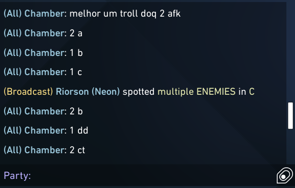 Victorangeluci's tweet photo. Mais uma ranked estragada por troll. O Chamber xingou o time no voice, entregou kills e, no 12–11, passou no chat a posição dos aliados pros adversários. Depois ficou na base e entregou o round sem desarmar a Spike. @RiotSupport ticket aberto. @VALORANTBrasil https://t.co/2ztdQwtbY2